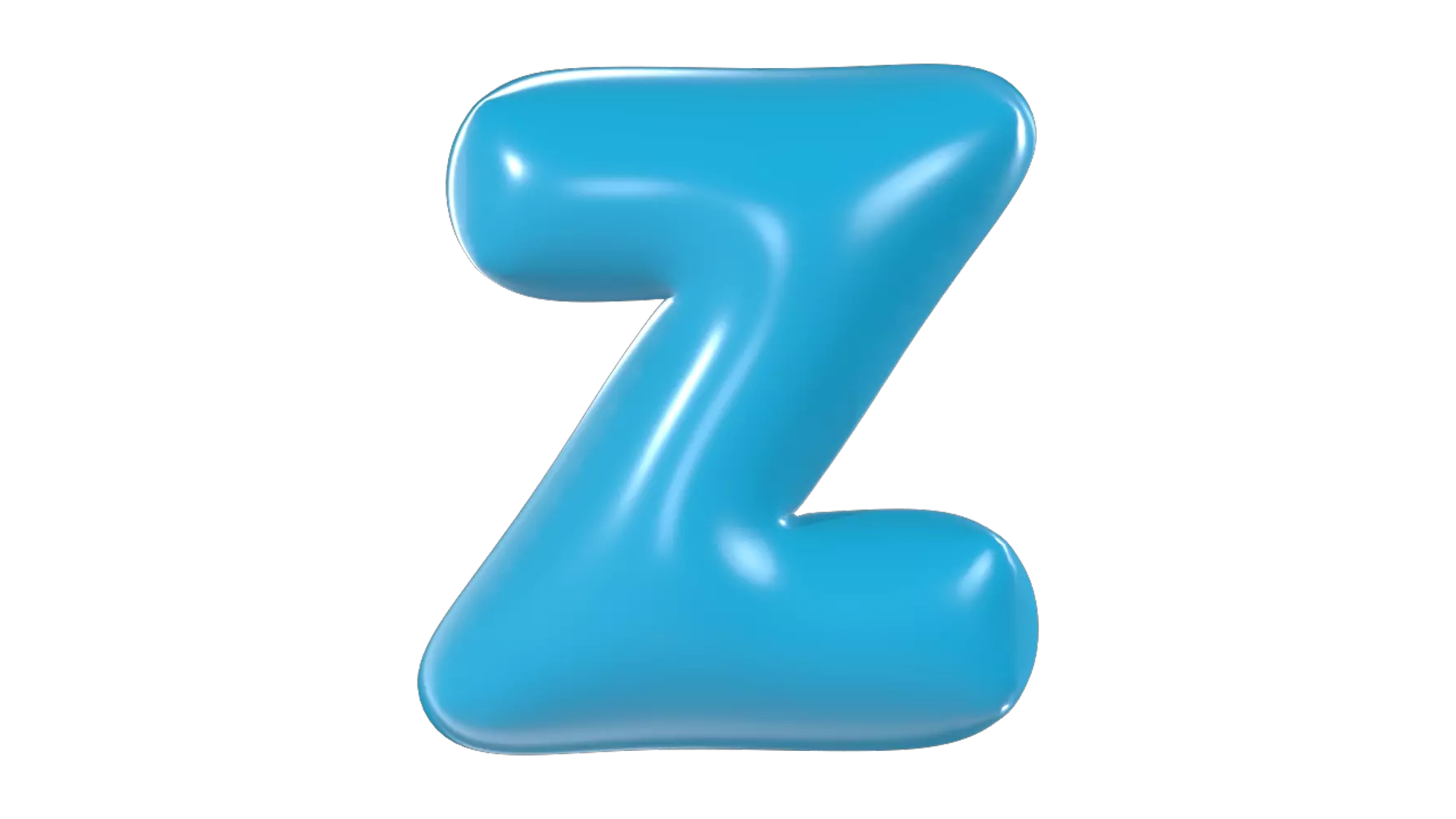Letter Z 3D Graphic
