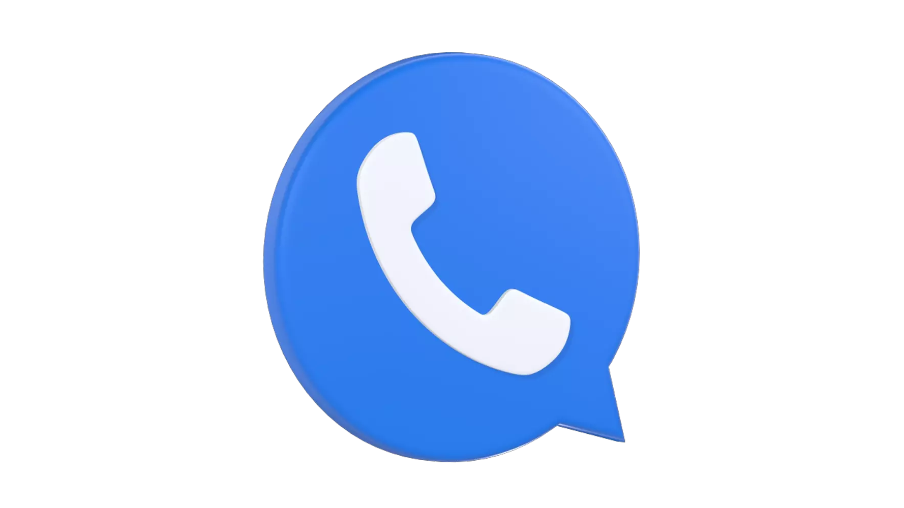 Call Chat 3D Graphic