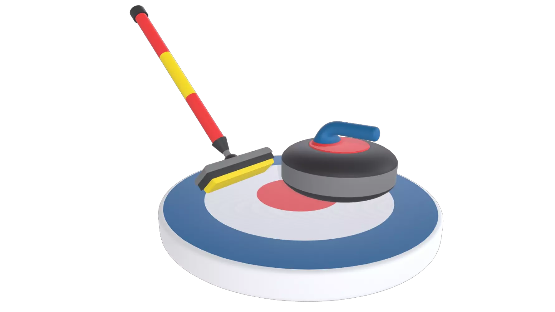 Curling 3D Graphic