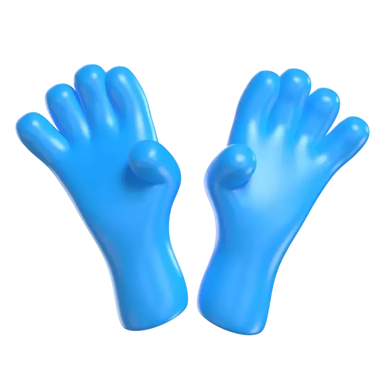 Gummihandschuhe 3D Graphic