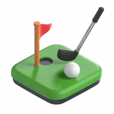 Golf 3D Graphic