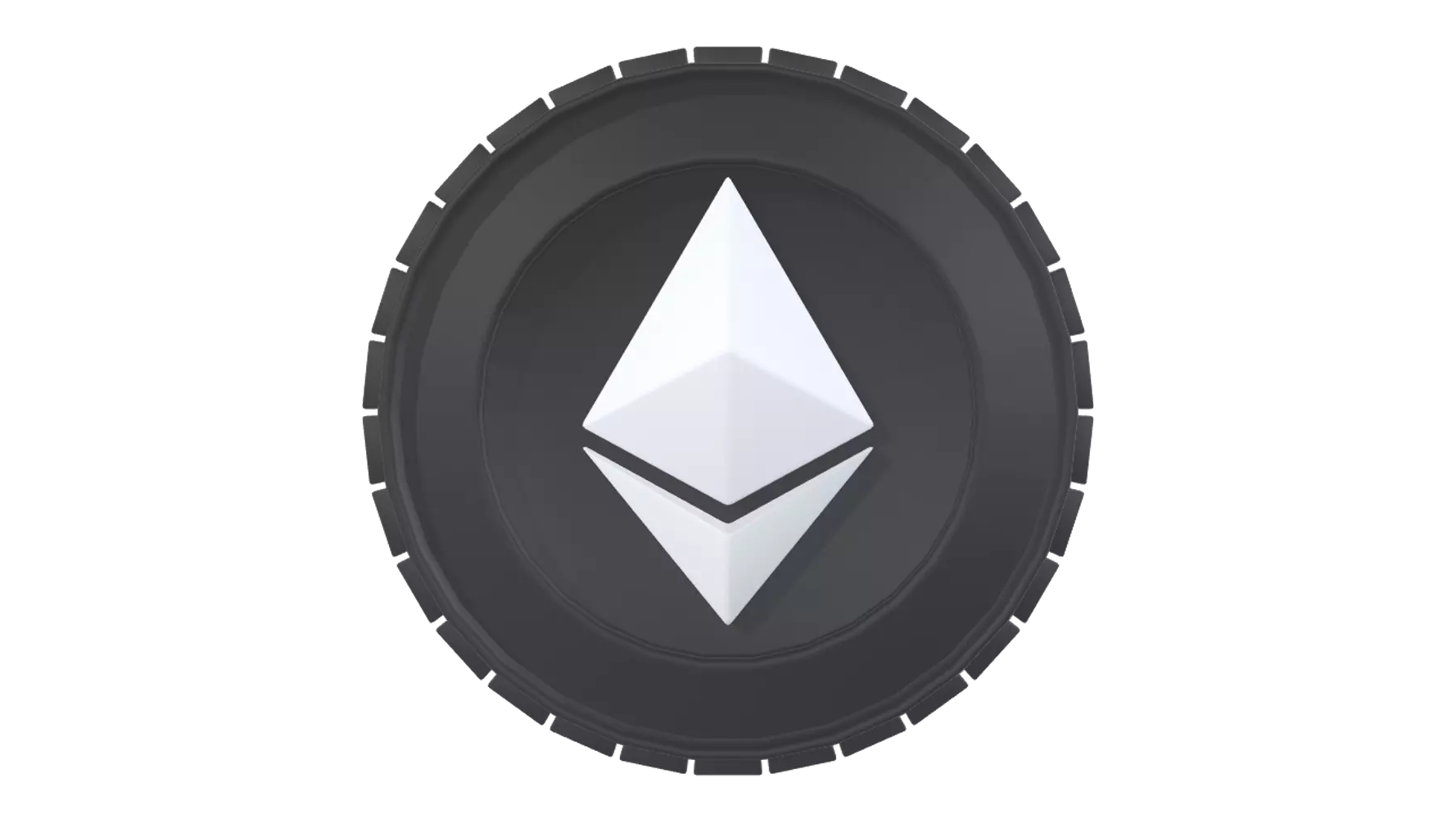 Ethereum 3D Graphic