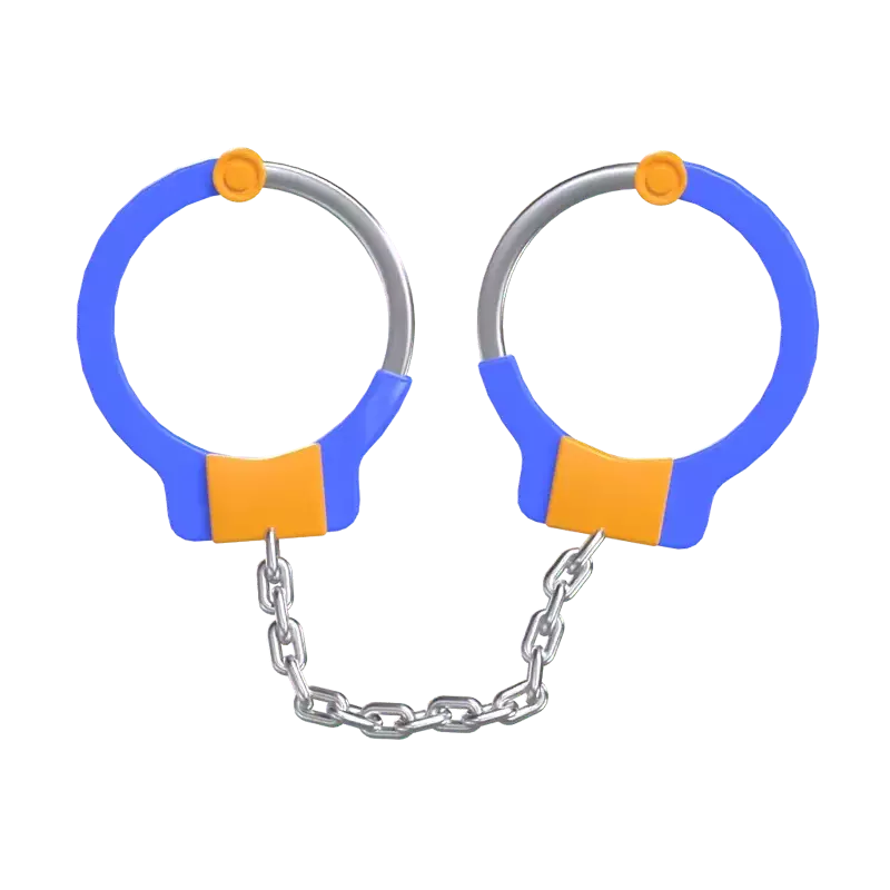 Handcuffs 3D Graphic