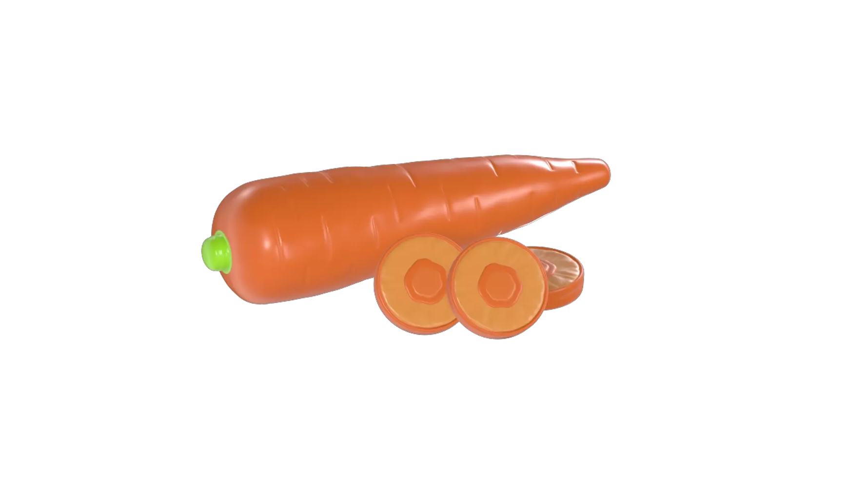 Carrot  3D Graphic