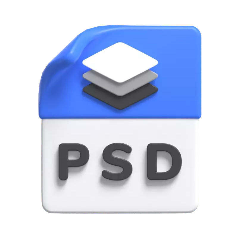 PSD File 3D Graphic