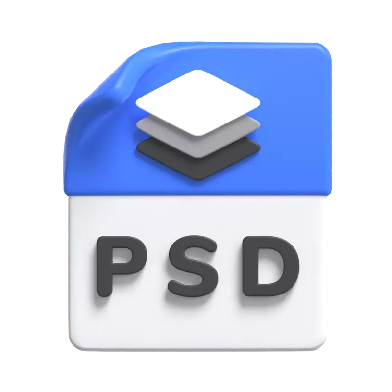 PSD 파일 3D Graphic