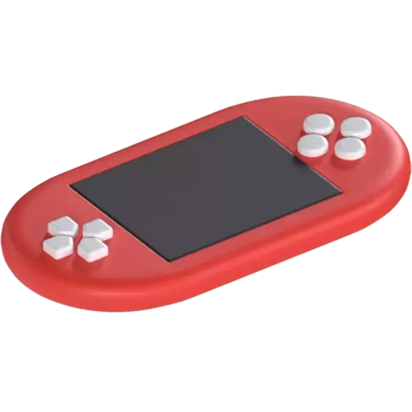 Handheld-Konsole 3D Graphic