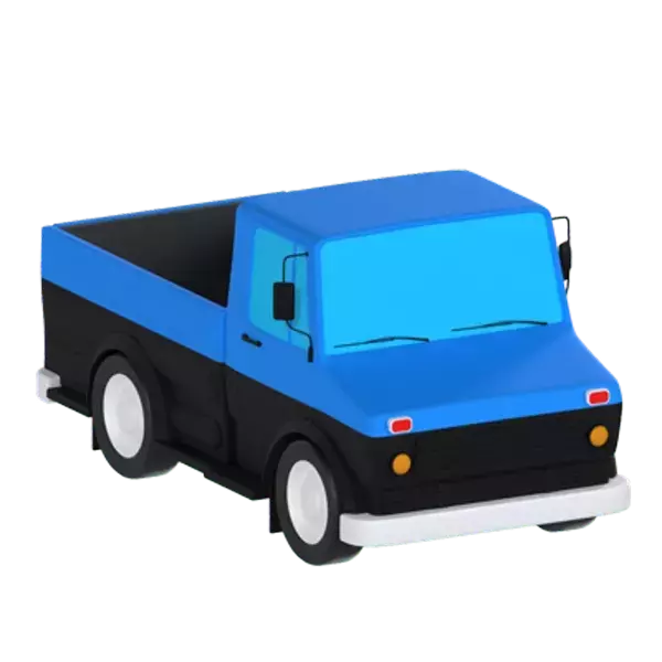 Pick-Up Truck 3D Graphic