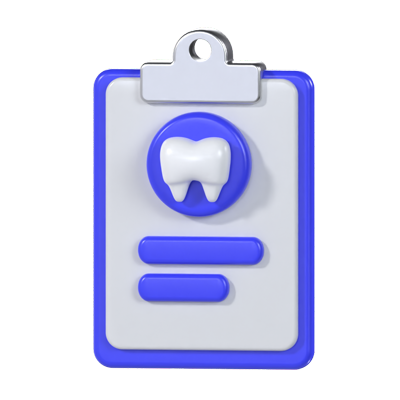 Dental Report 3D Graphic