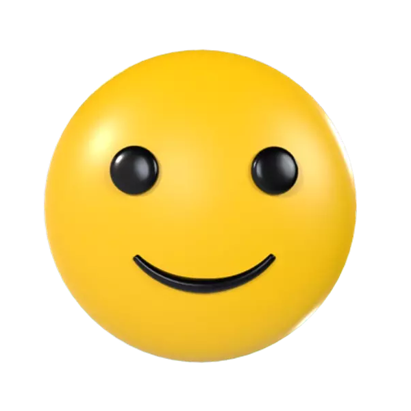 Slightly Smiling Emoji 3d model--f9be35af-8d32-4907-b6a1-9cf6b9e00729