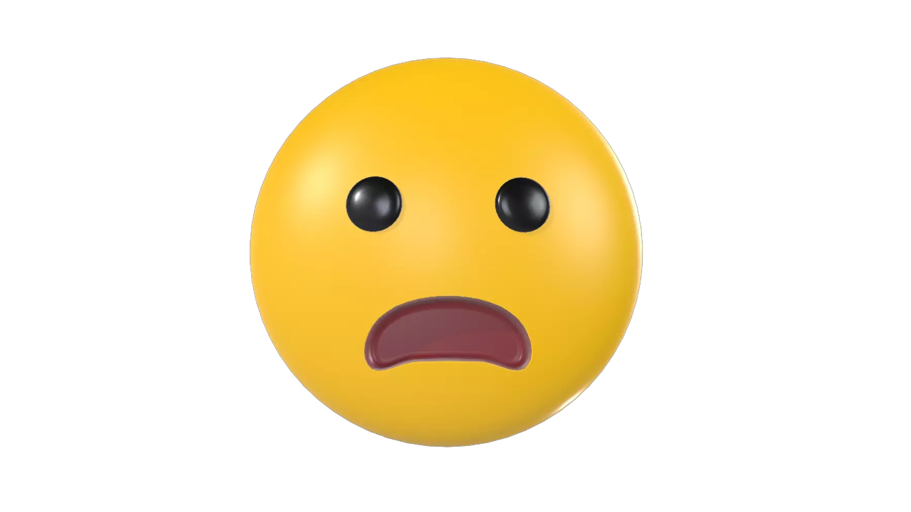 Frowning Emoji 3d model--779211dc-a2c7-4e8d-914e-911d6bc283da