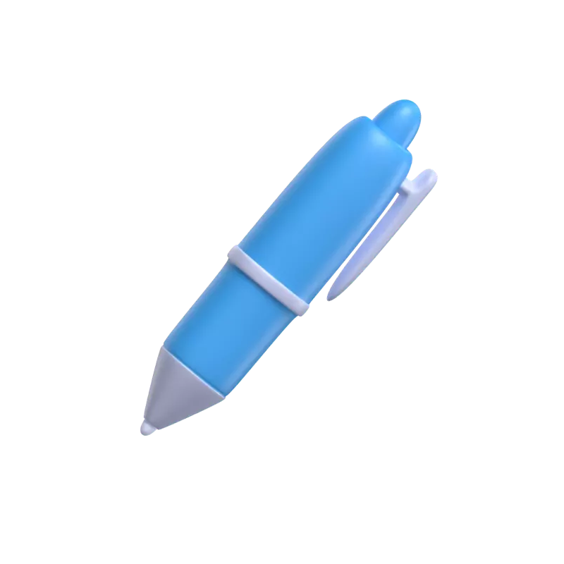Ballpoint Pen 3D Model For Writing And Design 3D Graphic