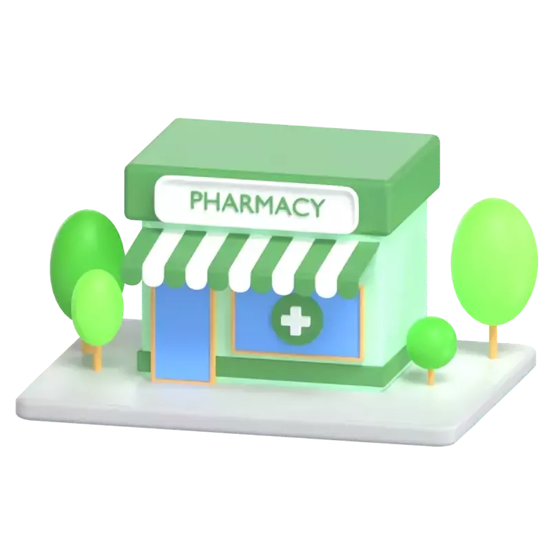 Pharmacy 3D Graphic