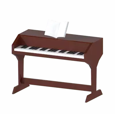 Piano 3d model--27962e28-85a3-4dd4-a84b-cbe25ac40fbb