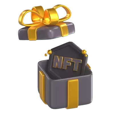 NFT Giftbox 3D Graphic