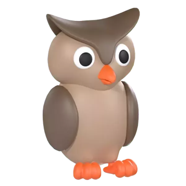 Owl 3D Graphic