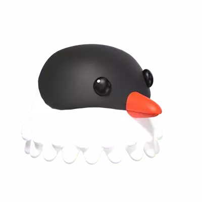 Arctic Tern 3D Graphic