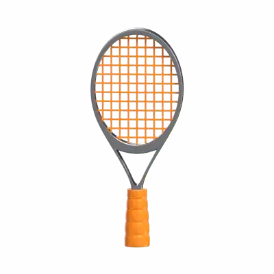 Badminton Racket With A Soft Grip 3D Model 3D Graphic