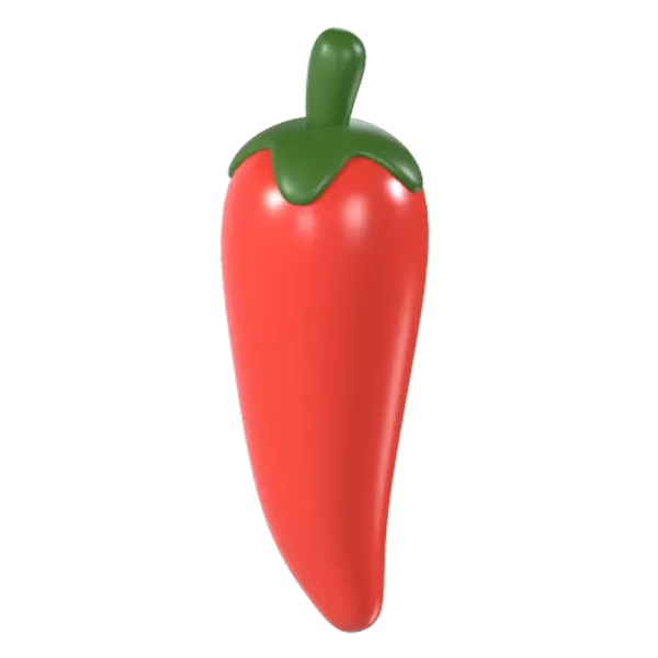 Chili 3D Graphic