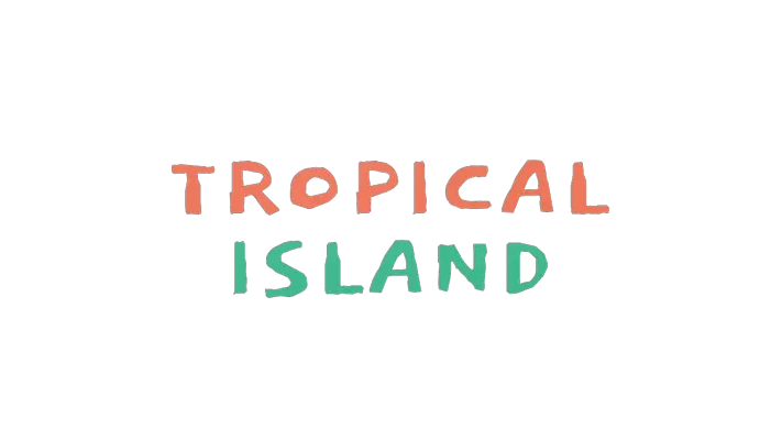 Tropical Island 3D Graphic