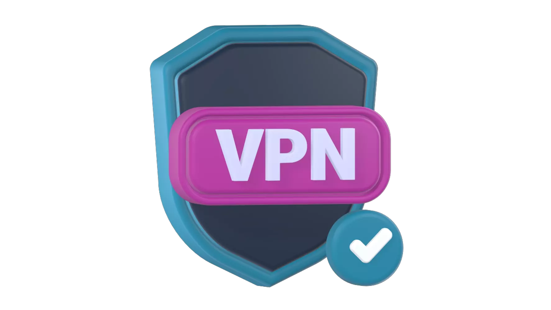 VPN 3D Graphic