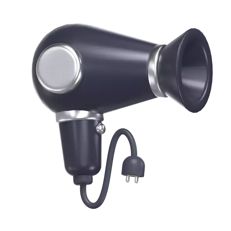 Hairdryer 3D Graphic